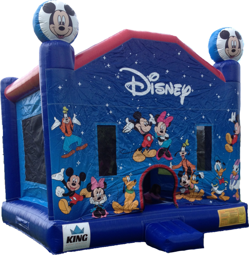 disney characters bounce house